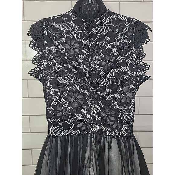 Women's Size Med Evening Wear Lace Dress Romantic Goth Queen Grimhilde Fantasy - Picture 9 of 10